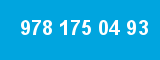 978 175 04 93 978 175 04 93